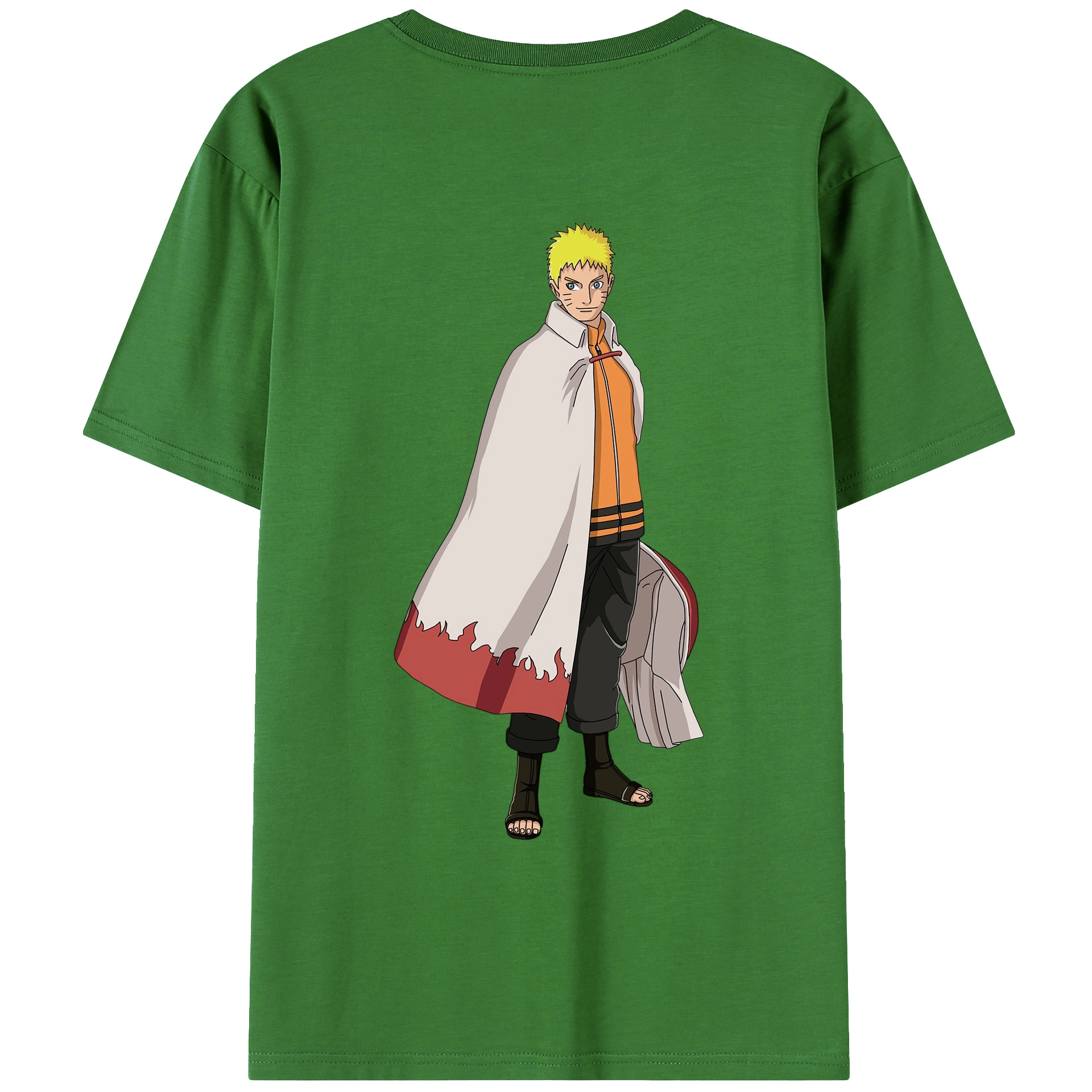 （画像用） NARUTO -ナルト- うずまき ナルト Uzumaki Naruto レディース半袖Tシャツ(バックプリント)